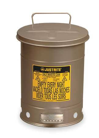 14 gal Steel Oily Waste Can D14297