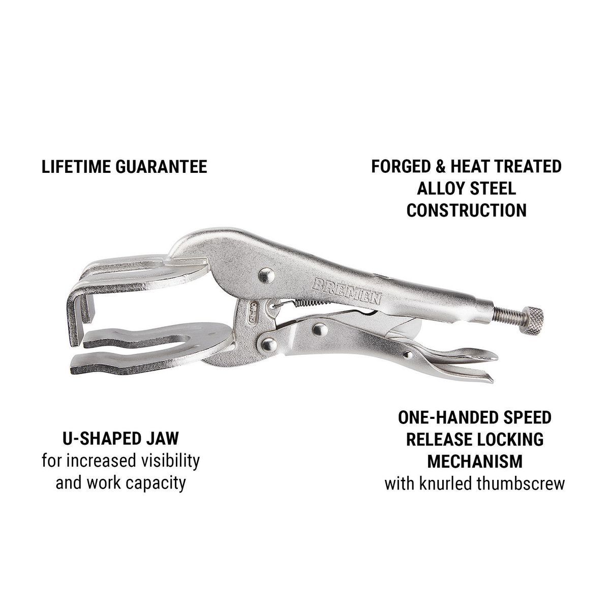 9 in. Locking Welding Clamp Q53309