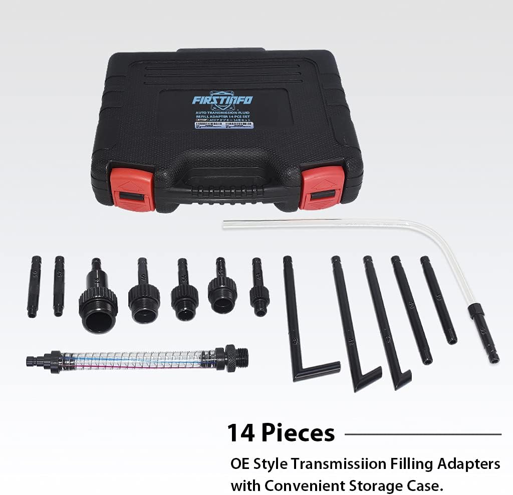 10 Liter ATF Dispenser Kit with 14 Pieces Transmission Filling Adapters X77094