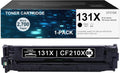 High Yield Toner Cartridge Replacement for HP 131X CF210X Black 1 Pack F51015