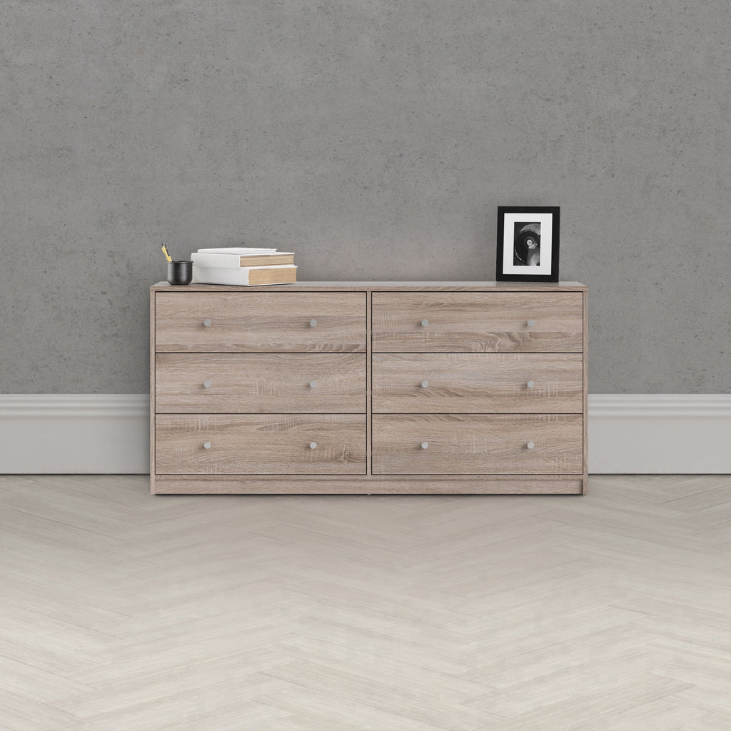 6 Drawer Double Dresser Y7876