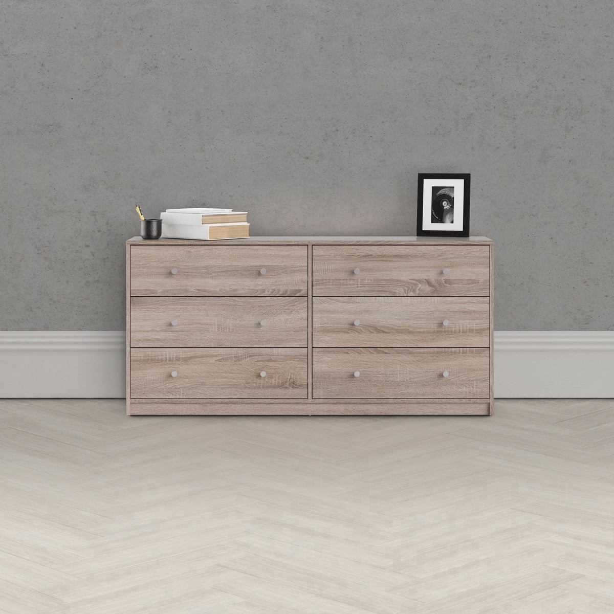 6 Drawer Double Dresser Y7876