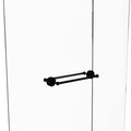 Matte Black 18 Inch Shower Door Towel Bar R123