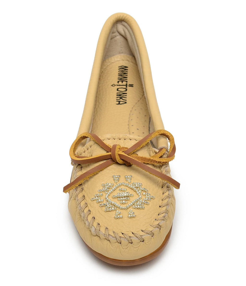Deerskin Beaded Moc - Carmel 10 H550