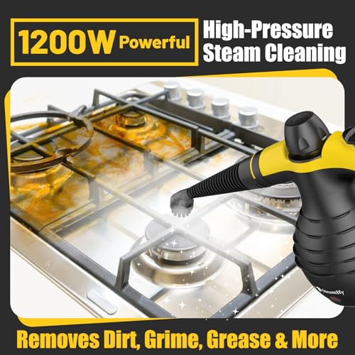 Pressurized Handheld Steam Cleaner with 10pcs Accessories J457