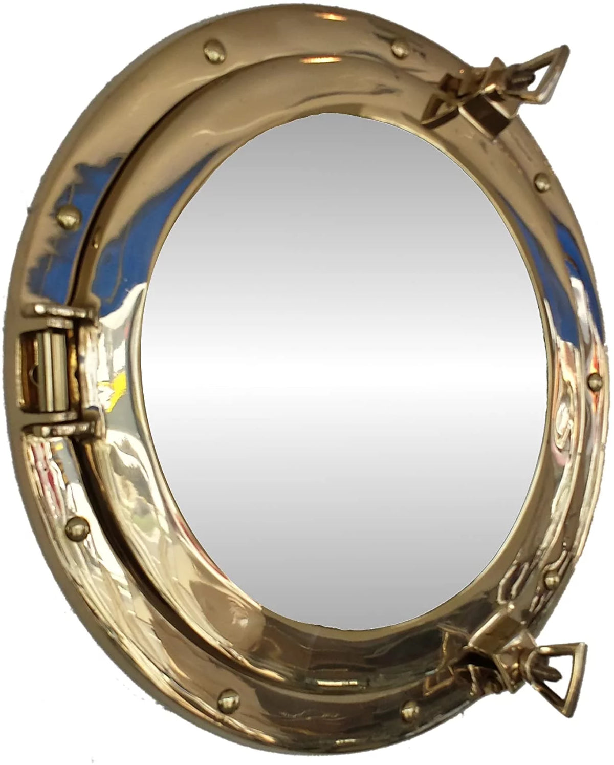 Brass Porthole Mirror 12 in. J899007