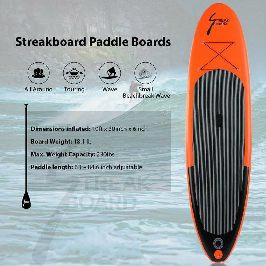 Portable 10' Inflatable Stand Up Paddle Board I50494