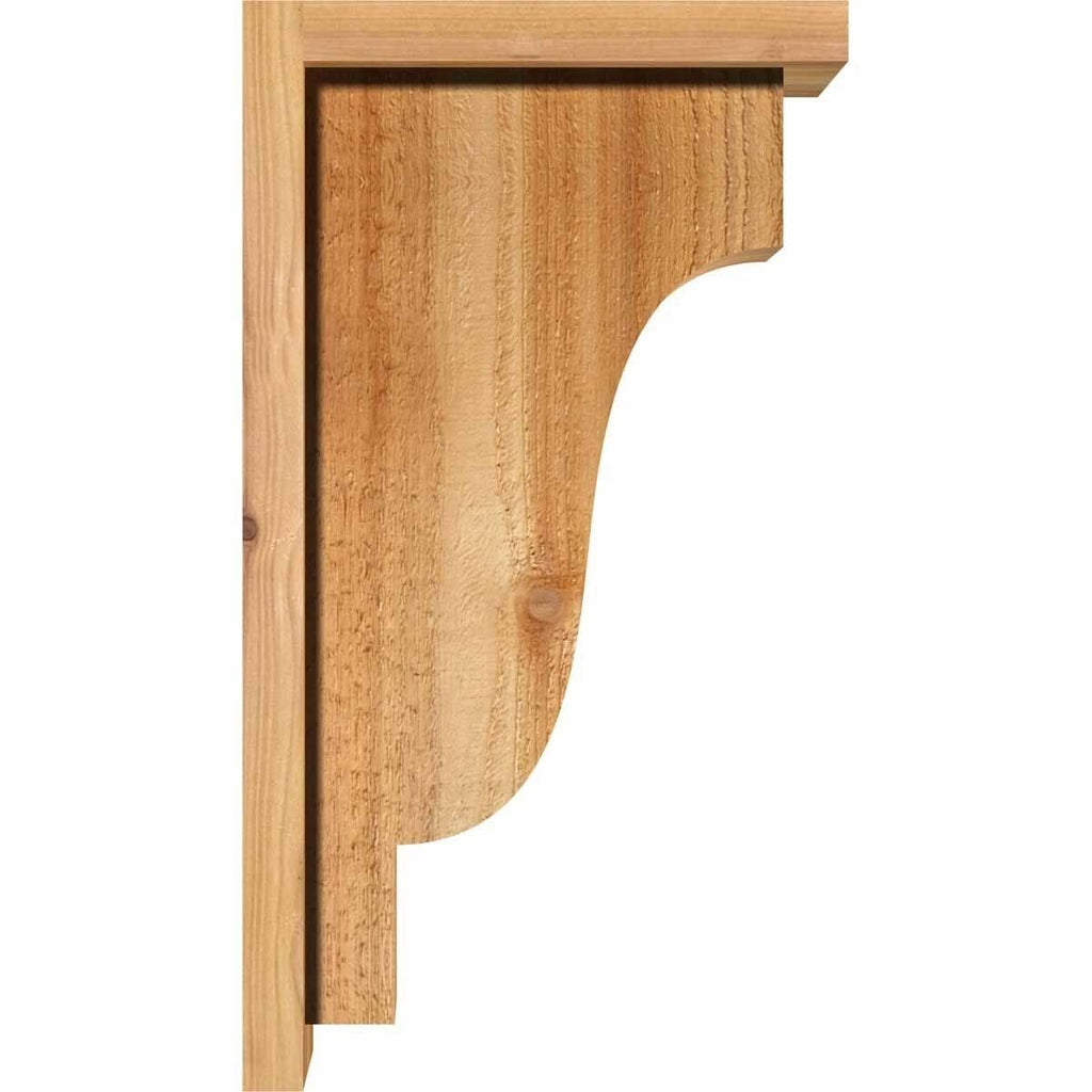 Rough Sawn Corbel with Backplate, Western Red Cedar S241485