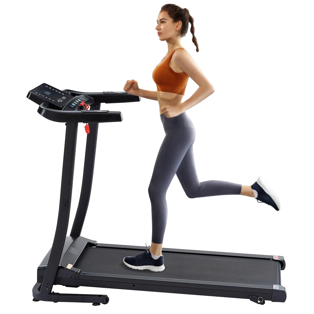 2.5HP Foldable Electric Treadmill with Shock-Absorbent Deck E32846