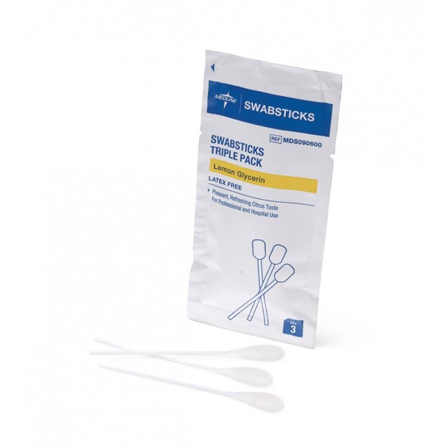 Lemon Glycerin Swabsticks - 750/Case N3553