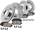 6 Lug Rotors + Ceramic Brake Pads + Clips K9075