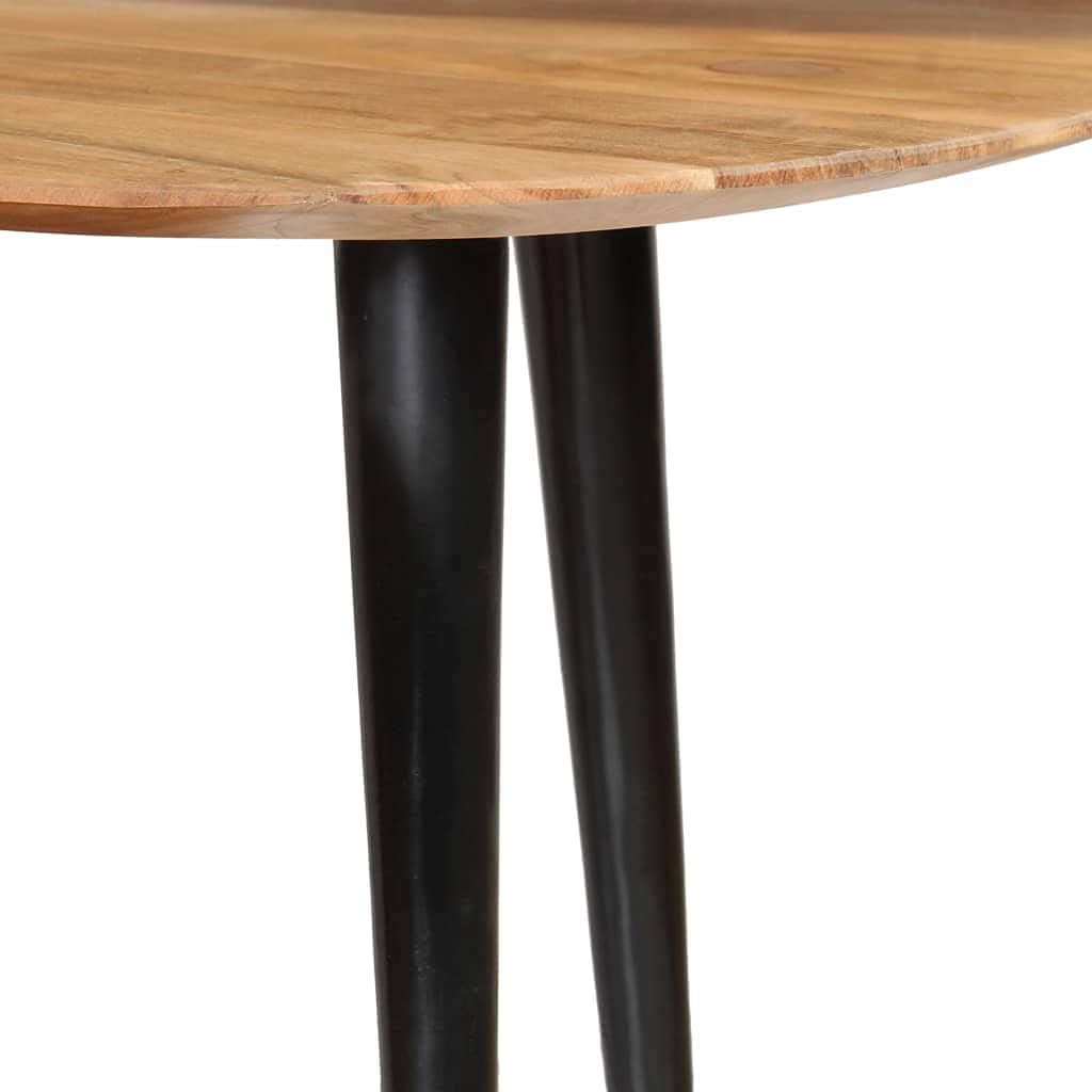 Solid Acacia Wood Coffee Table Set 3 Pieces O2049