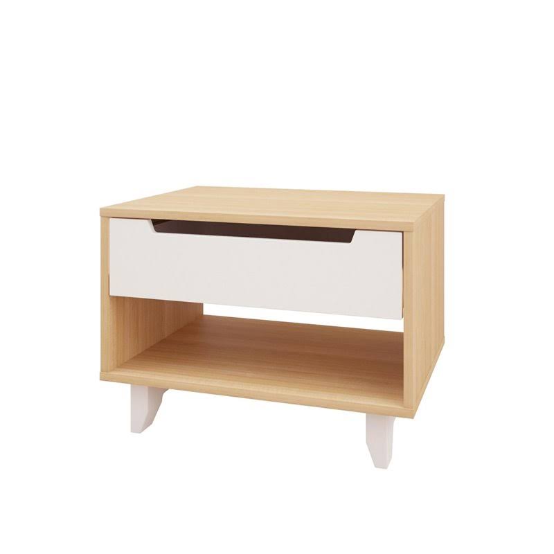 Natural Maple White Queen Size Bedroom Set P692215