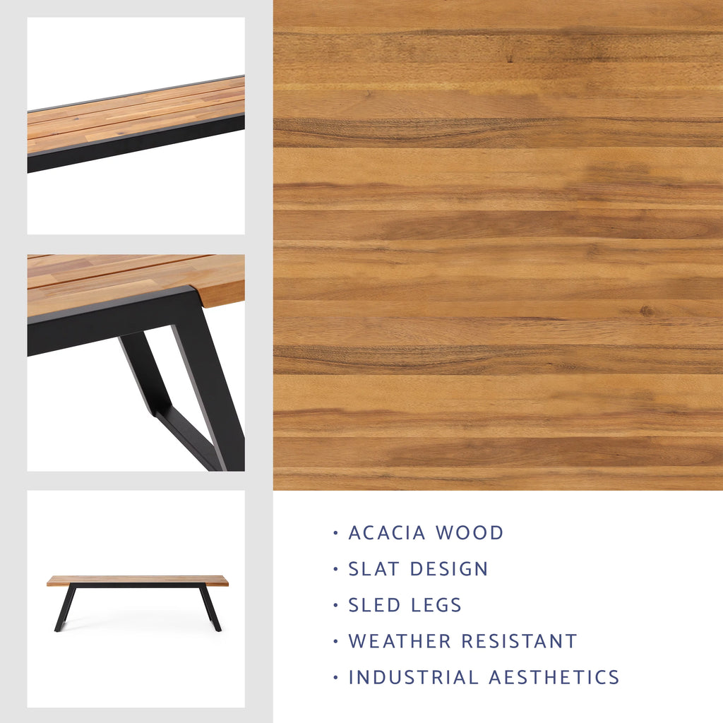 Acacia Wood Dining Bench I21154