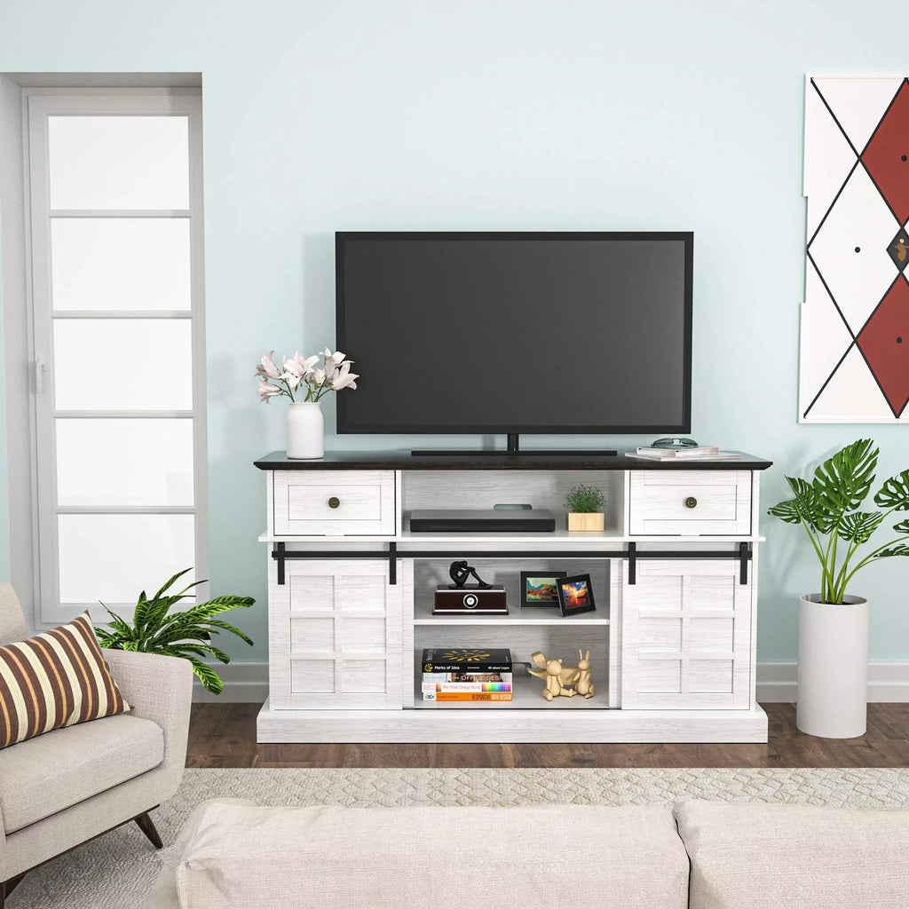 White TV Stand B176