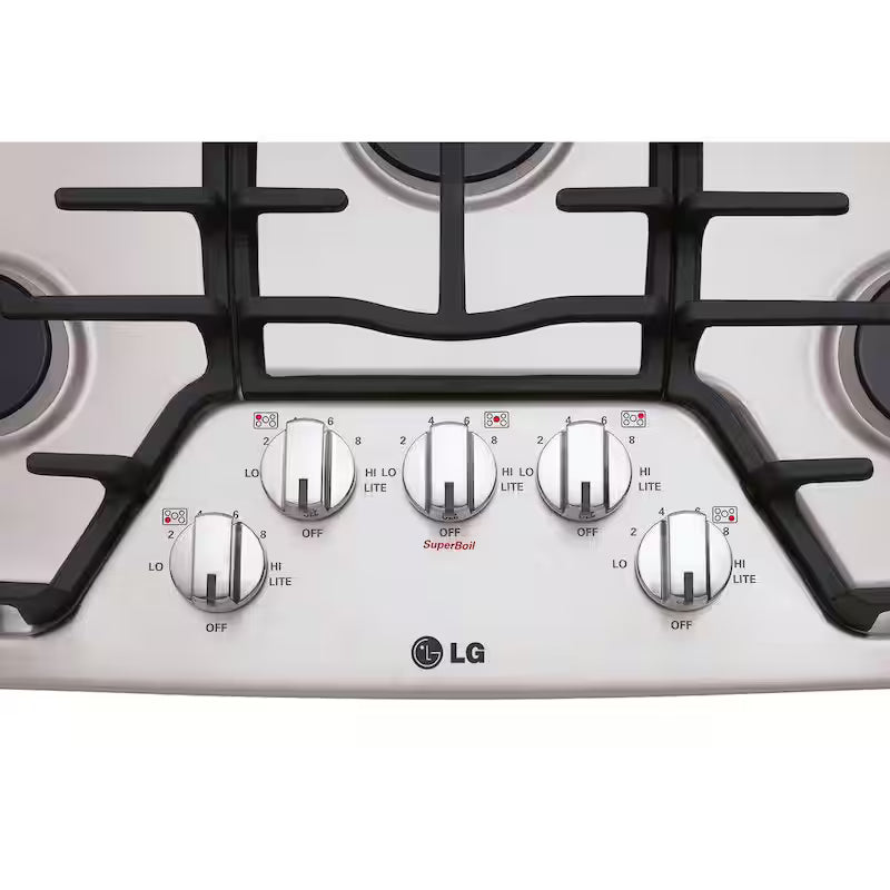 30 in. 5 Burner Stainless Steel Gas Cooktop N427142
