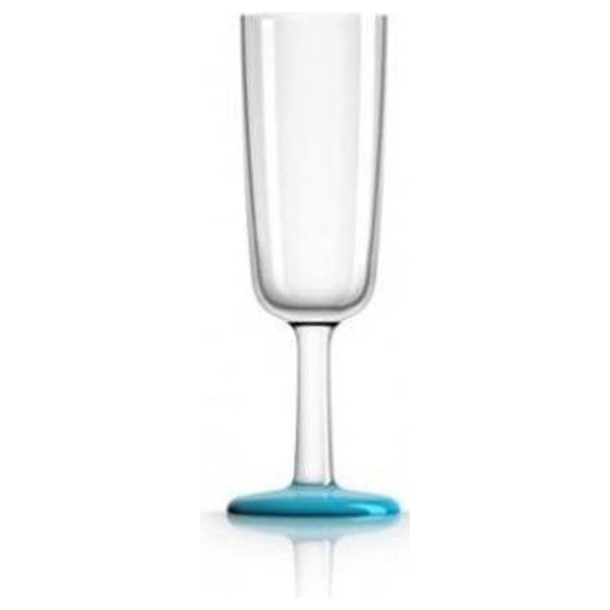 Flute Glass Vivid Blue Pack of 4 Q11956