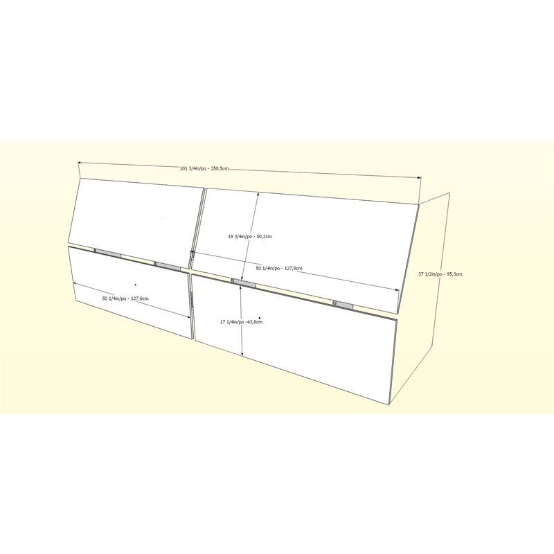 Natural Maple White Queen Size Bedroom Set P692215