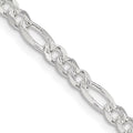 16 inch Sterling Silver Figaro Chain Necklace P438858