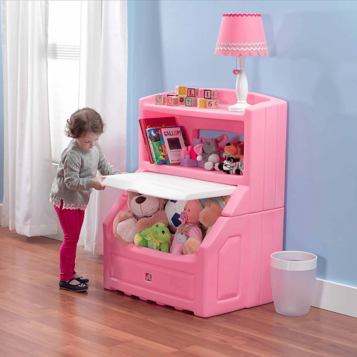 Kids Plastic Storage Bin and Toy Organizer W620100