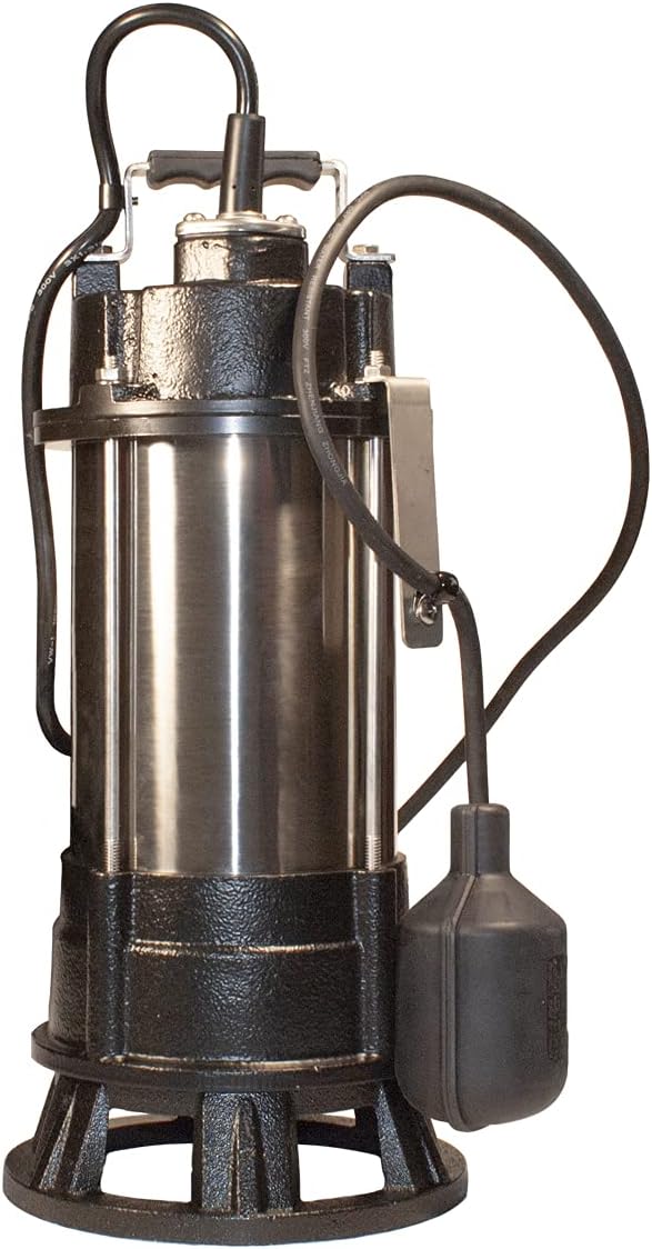 3/4HP Stainless Steel Sewage Grinder Pump V664
