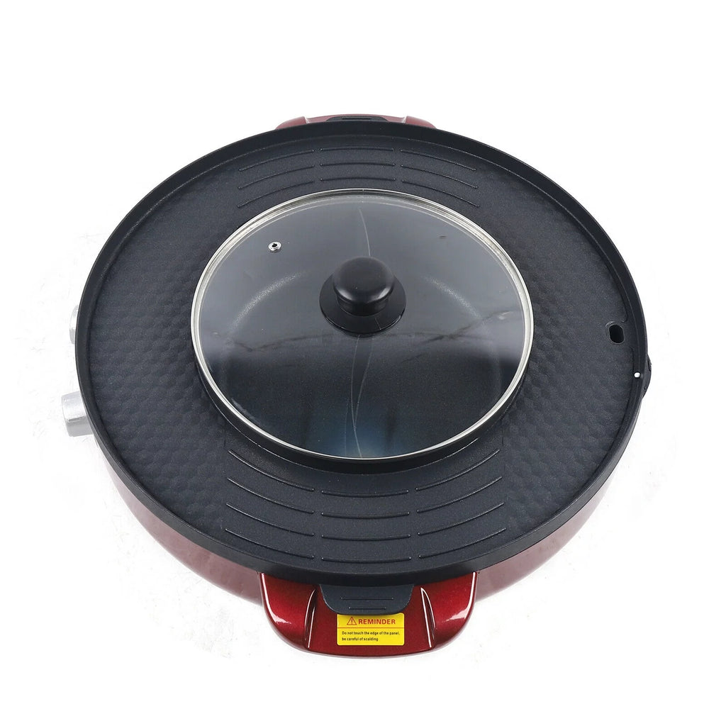 2 In 1 Electric Grill & Hot Pot 2200W U537330