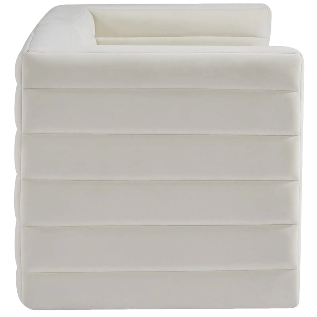 Cream Velvet Modular Sofa V932