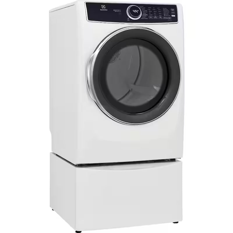 8 cu. ft. Vented Front Load Stackable Electric Dryer in White G17079