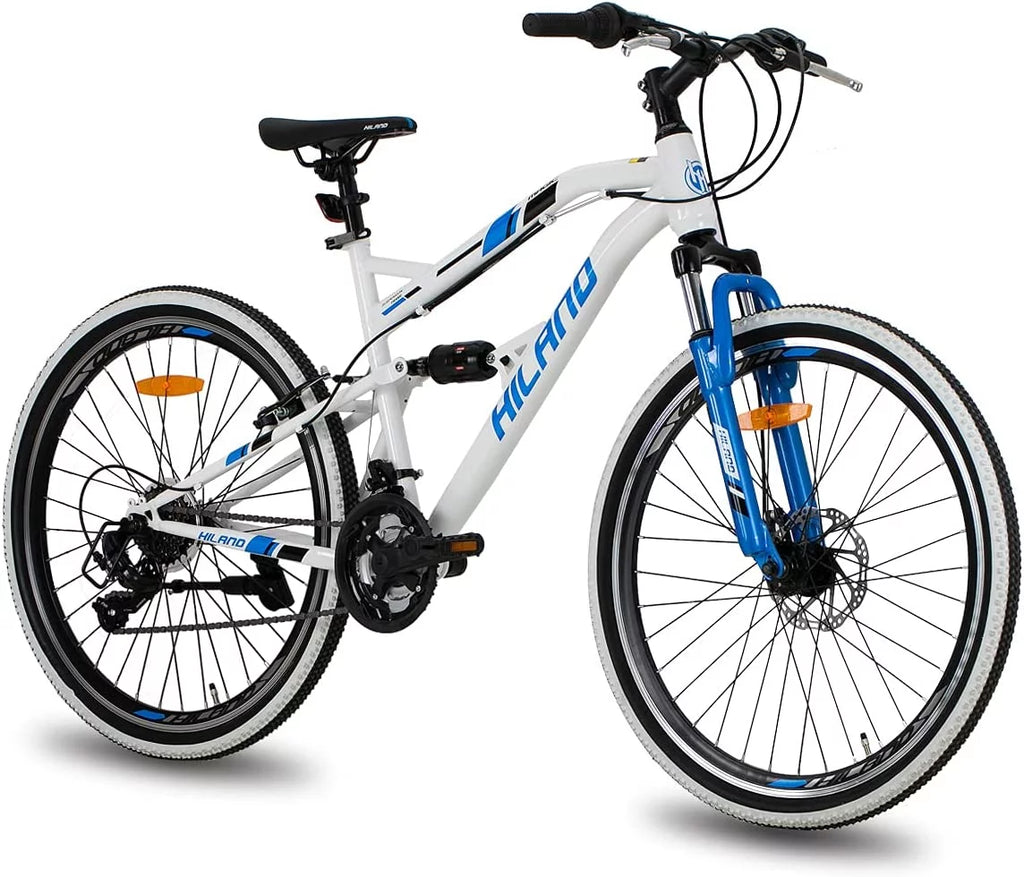 26 Inch Full-Suspension 21 Speeds Disc-Brake Mountain Bike Y364409