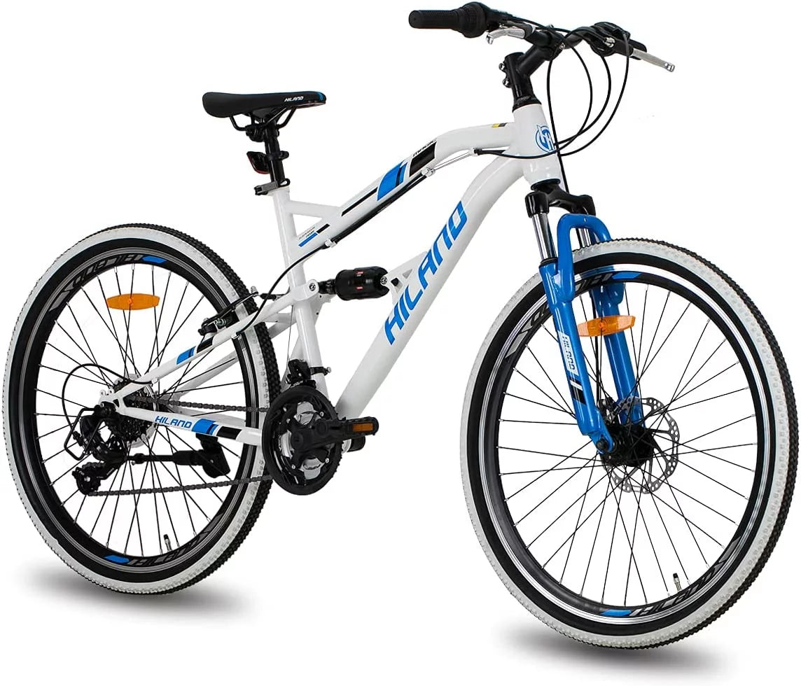 26 Inch Full-Suspension 21 Speeds Disc-Brake Mountain Bike Y364409
