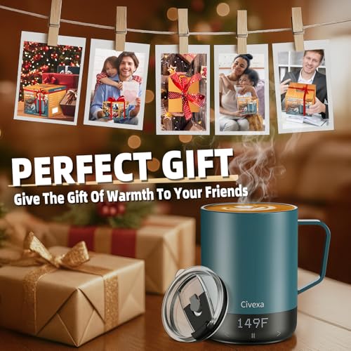 14Oz Rechargeable Self Heating Smart Coffee Mug P44297