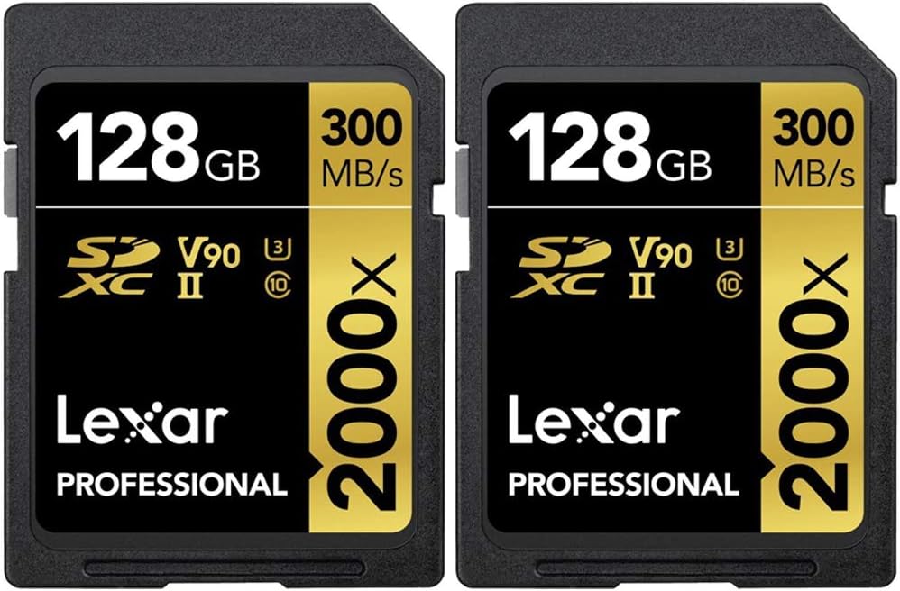 128GB SD UHS-II Memory Card 2 Pack T987