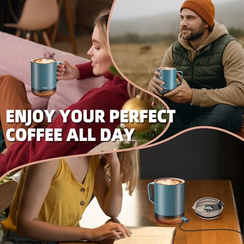 14Oz Rechargeable Self Heating Smart Coffee Mug P44297