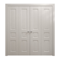 Sliding Double Bi-fold Closet Doors 72 x 80 inches Wood Solid White Oak W493