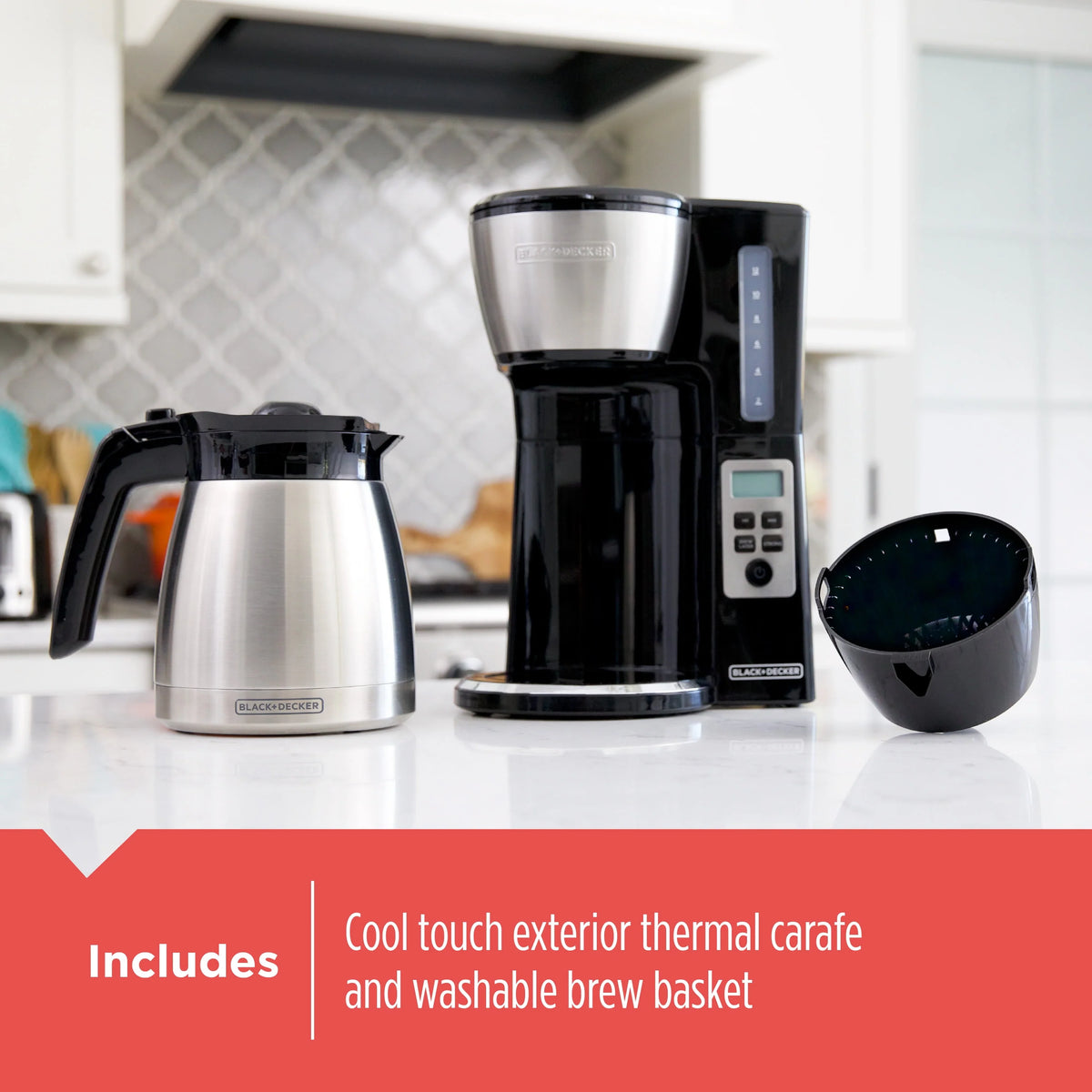 12-Cup Thermal Programmable Coffeemaker H497158